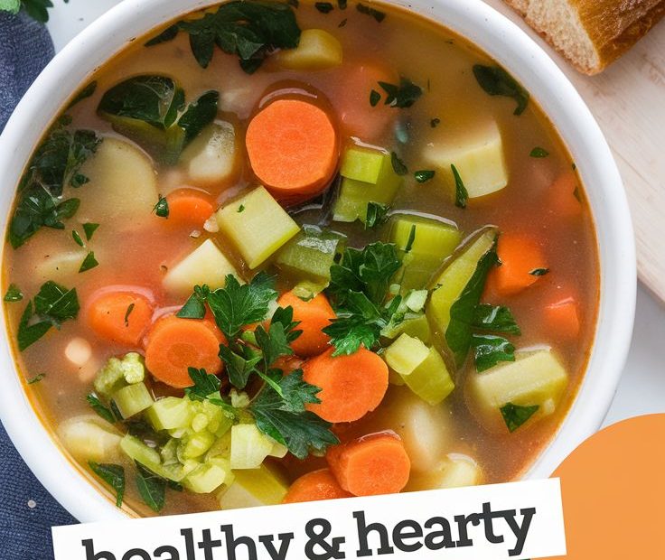 Easy Homemade Vegetable Soup Recipe