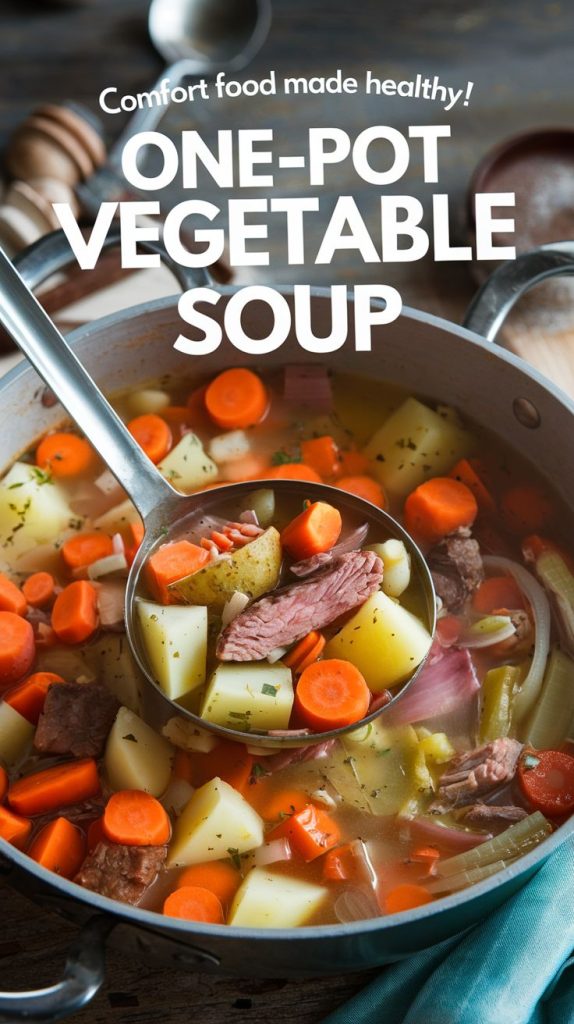 Easy Homemade Vegetable Soup Recipe