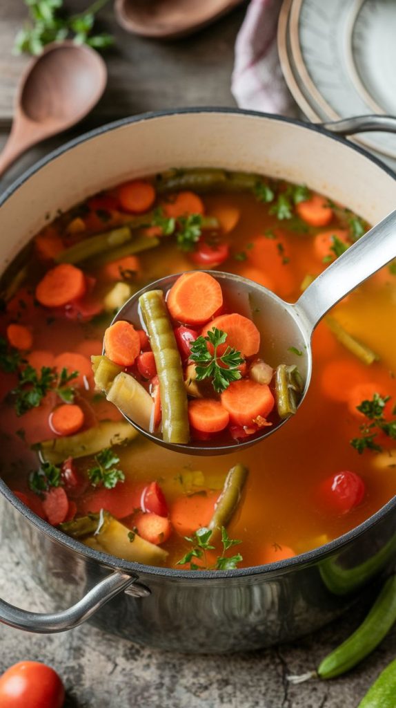 Easy Homemade Vegetable Soup Recipe