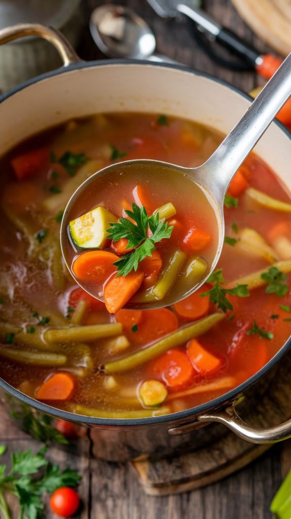 Easy Homemade Vegetable Soup Recipe