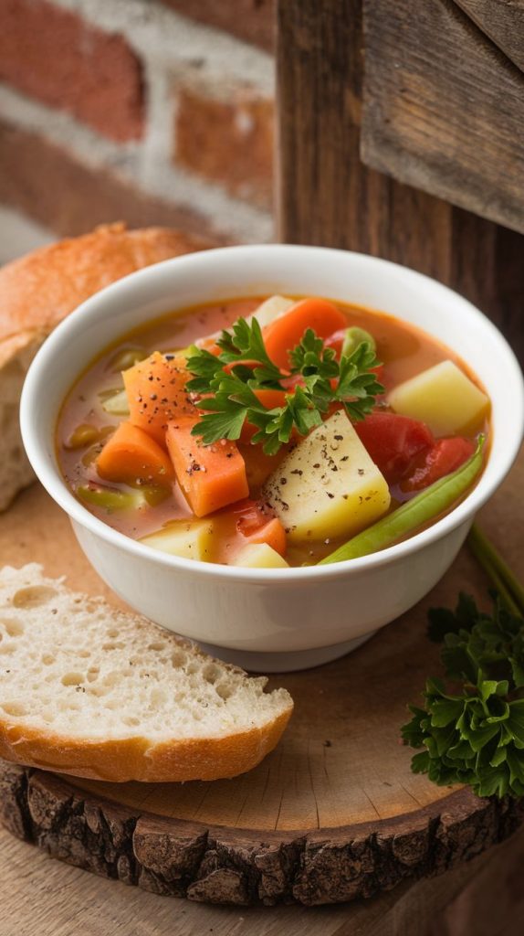 Easy Homemade Vegetable Soup Recipe