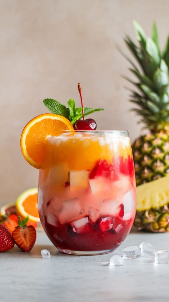 Fruit Punch Mocktail Recipe