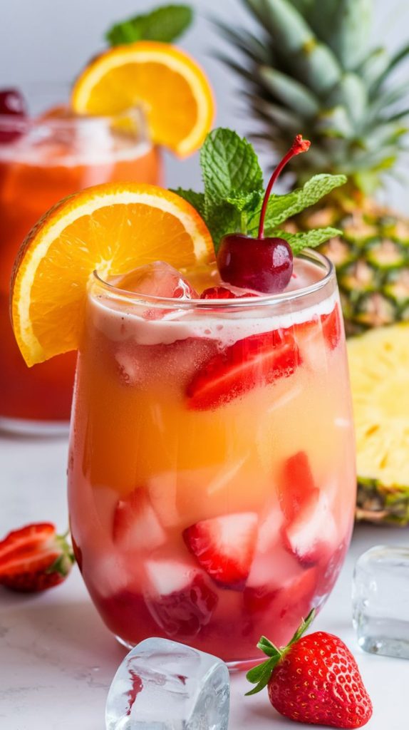 Fruit Punch Mocktail Recipe – Tasty Chomp