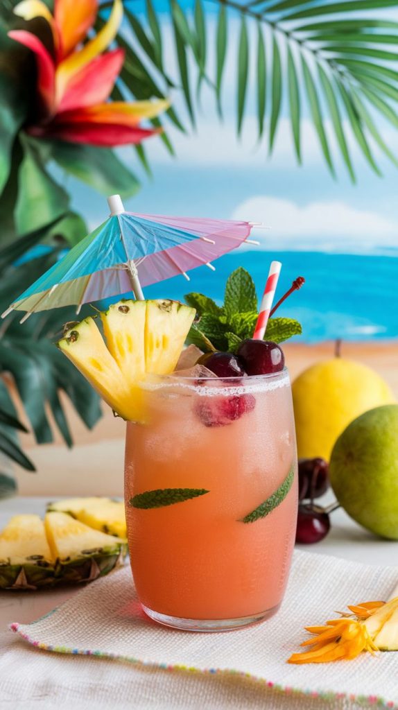 Fruit Punch Mocktail Recipe