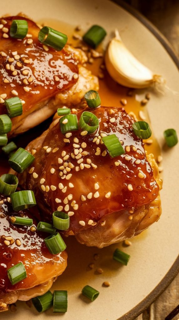 Honey Garlic Chicken Thighs Recipe