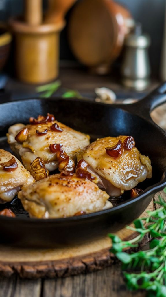 Honey Garlic Chicken Thighs Recipe