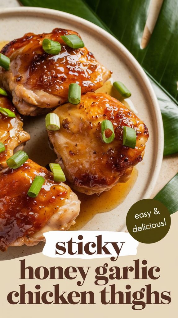 Honey Garlic Chicken Thighs Recipe