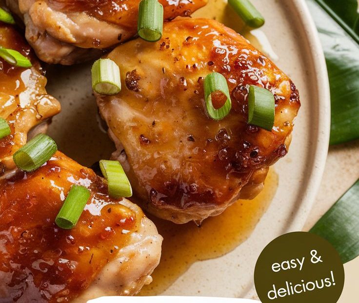 Honey Garlic Chicken Thighs Recipe