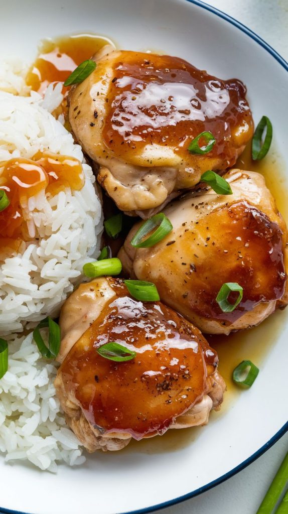 Honey Garlic Chicken Thighs Recipe