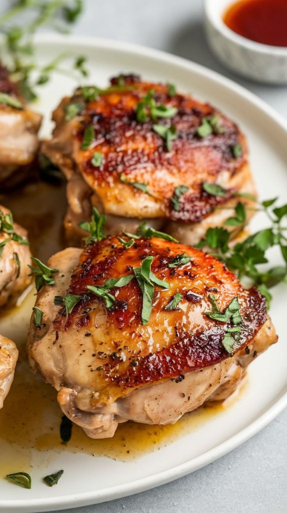 Honey Garlic Chicken Thighs Recipe