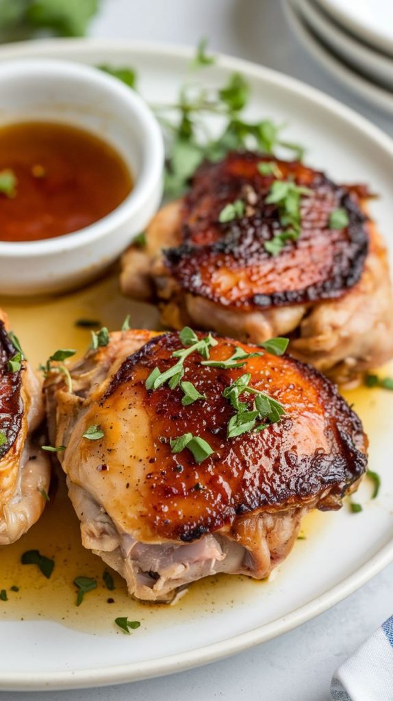 Honey Garlic Chicken Thighs Recipe