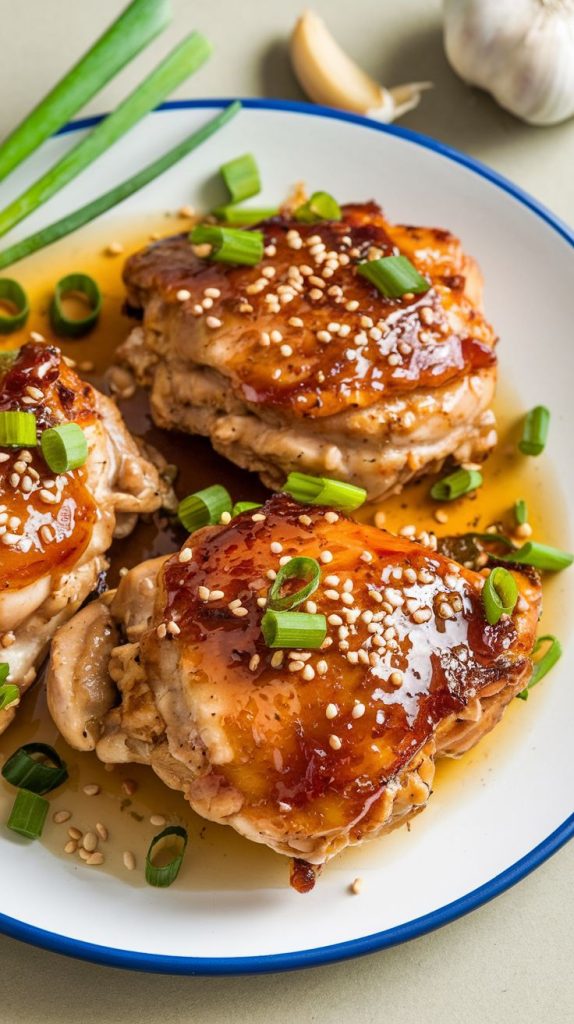 Honey Garlic Chicken Thighs Recipe