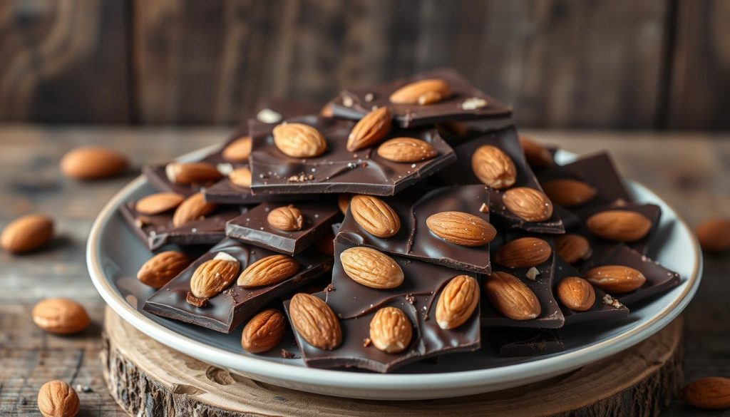 Keto Chocolate Almond Bark