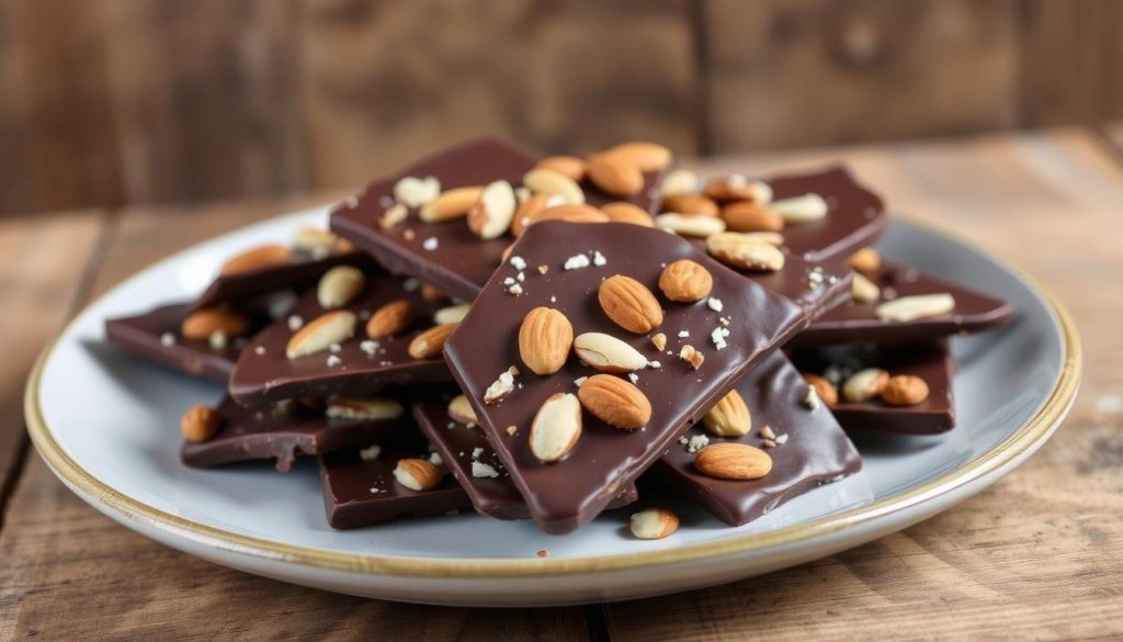 Keto Chocolate Almond Bark