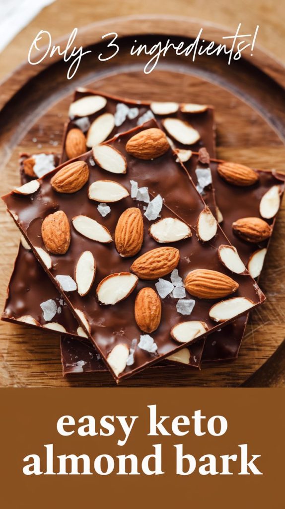 Keto Chocolate Almond Bark Recipe