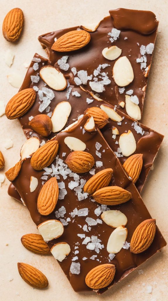 Keto Chocolate Almond Bark Recipe