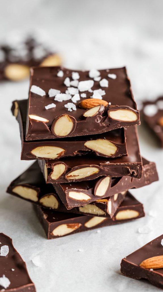 Keto Chocolate Almond Bark Recipe