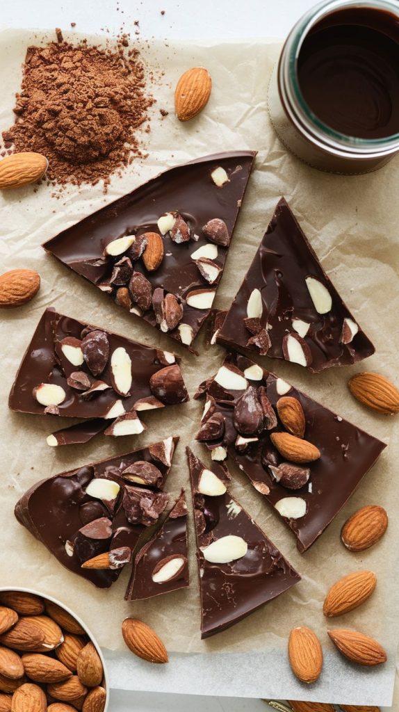 Keto Chocolate Almond Bark Recipe