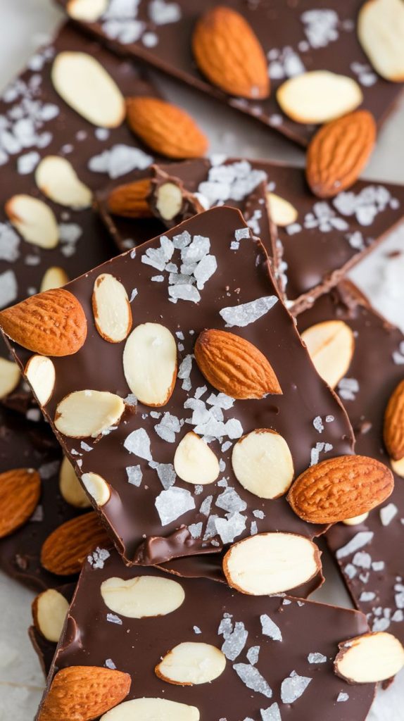 Keto Chocolate Almond Bark Recipe