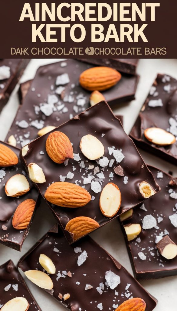 Keto Chocolate Almond Bark Recipe