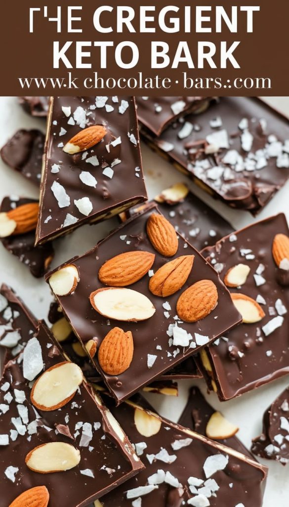 Keto Chocolate Almond Bark Recipe