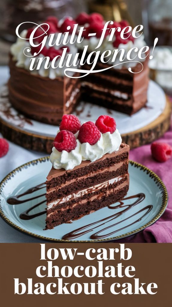 Keto Chocolate Blackout Cake Recipe