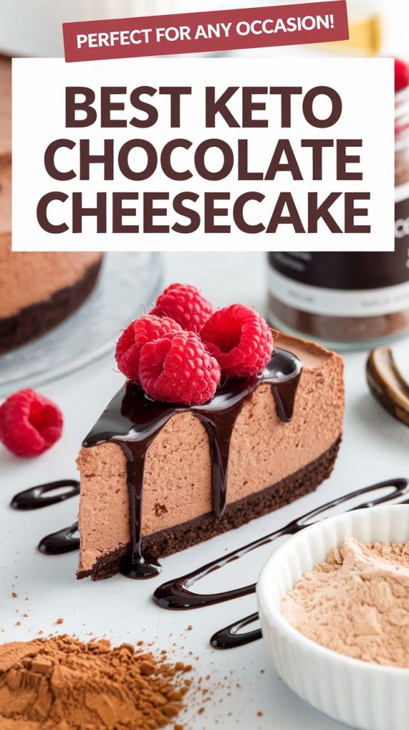 Keto Chocolate Cheesecake Recipe