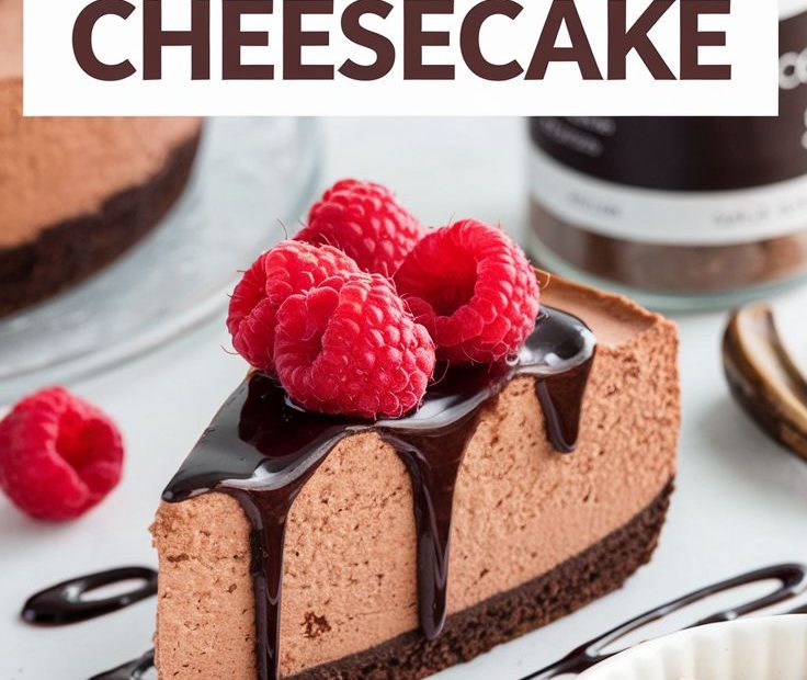 Keto Chocolate Cheesecake Recipe