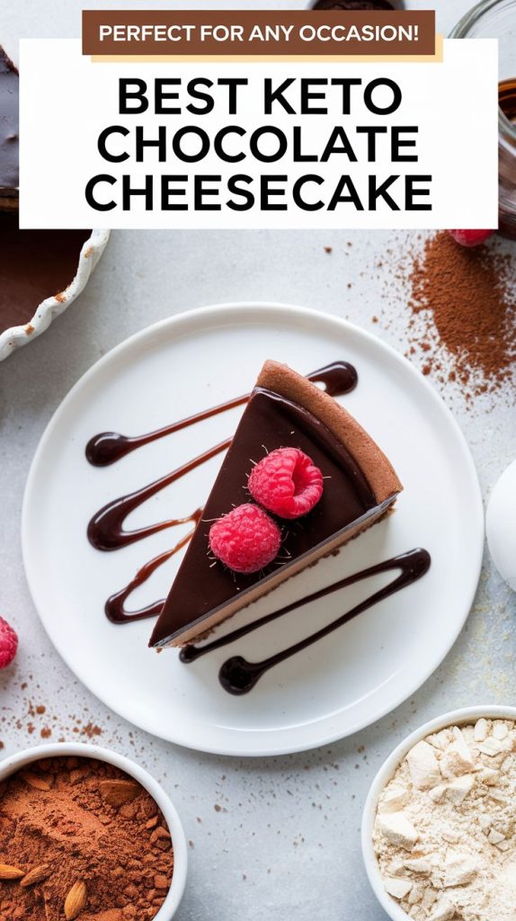 Keto Chocolate Cheesecake Recipe