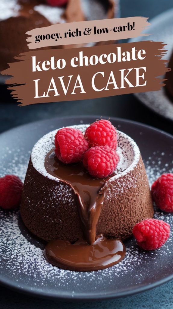 Keto Chocolate Lava Cake Recipe