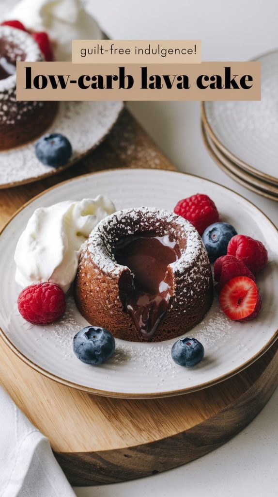 Keto Chocolate Lava Cake Recipe