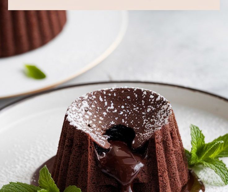 Keto Chocolate Lava Cake Recipe