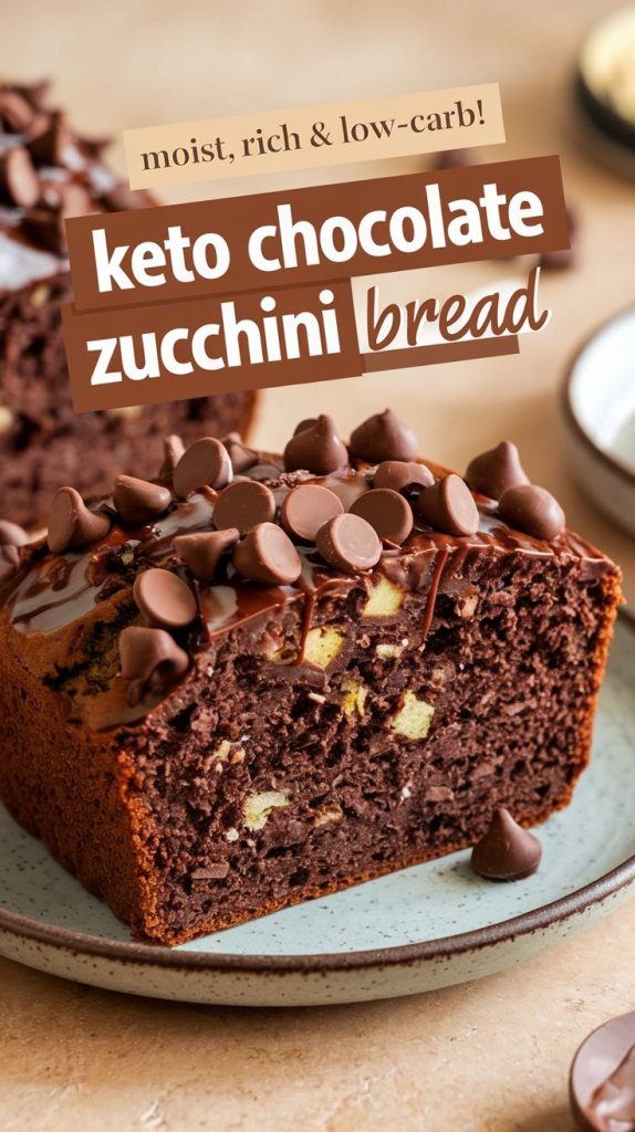 Keto Chocolate Zucchini Bread Recipe