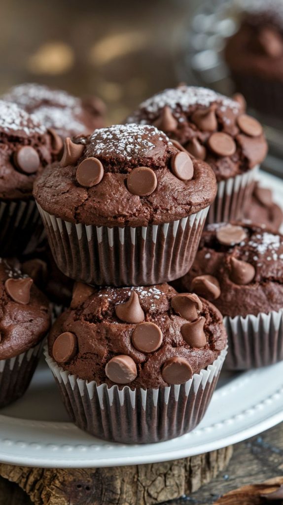 Keto Double Chocolate Muffins Recipe