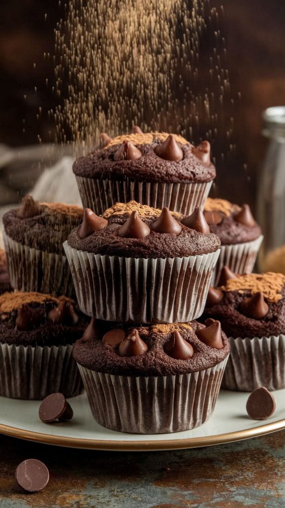 Keto Double Chocolate Muffins Recipe