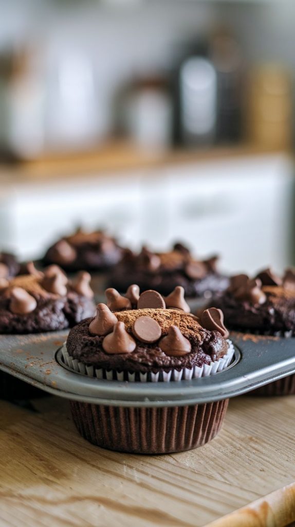 Keto Double Chocolate Muffins Recipe