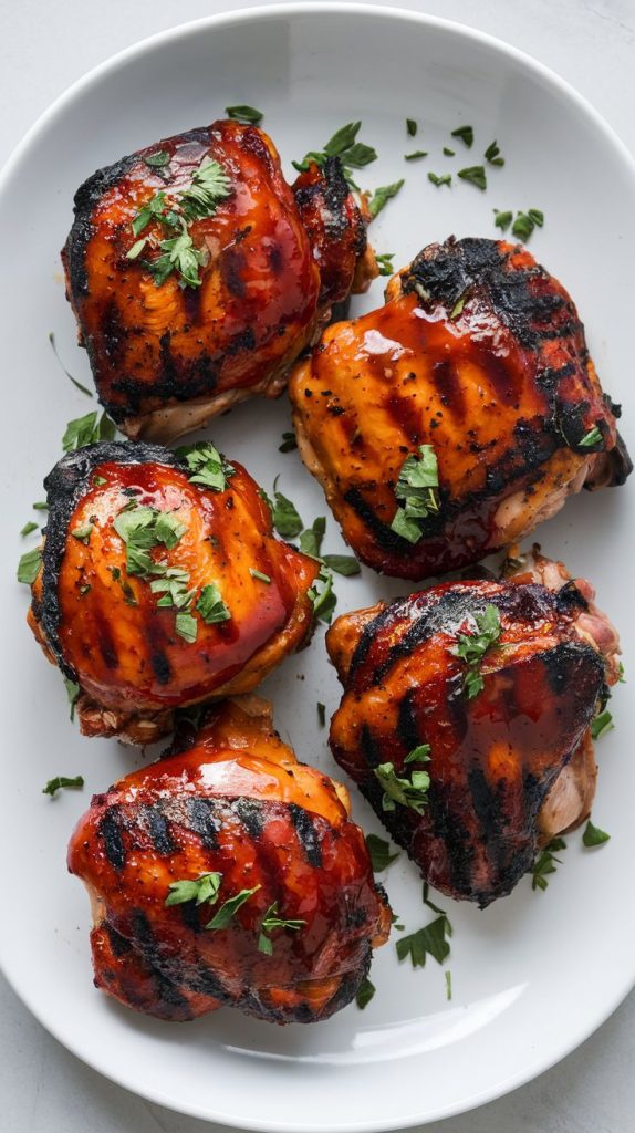 Keto Low Carb BBQ Chicken Thighs