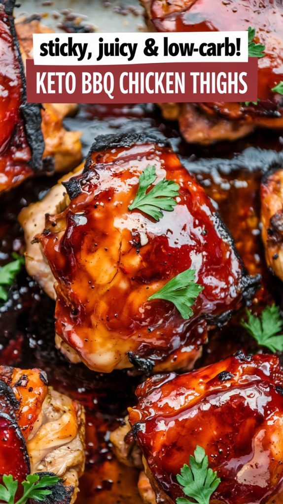 Keto Low Carb BBQ Chicken Thighs