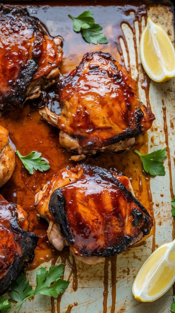 Keto Low Carb BBQ Chicken Thighs