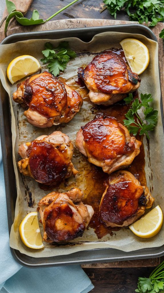 Keto Low Carb BBQ Chicken Thighs