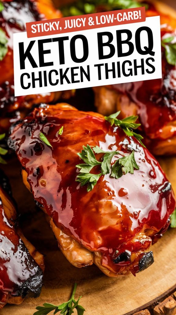 Keto Low Carb BBQ Chicken Thighs