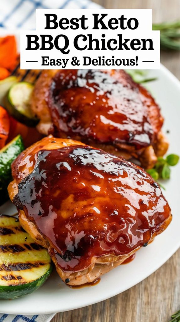 Keto Low Carb BBQ Chicken Thighs