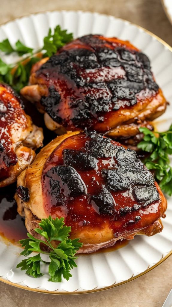 Keto Low Carb BBQ Chicken Thighs