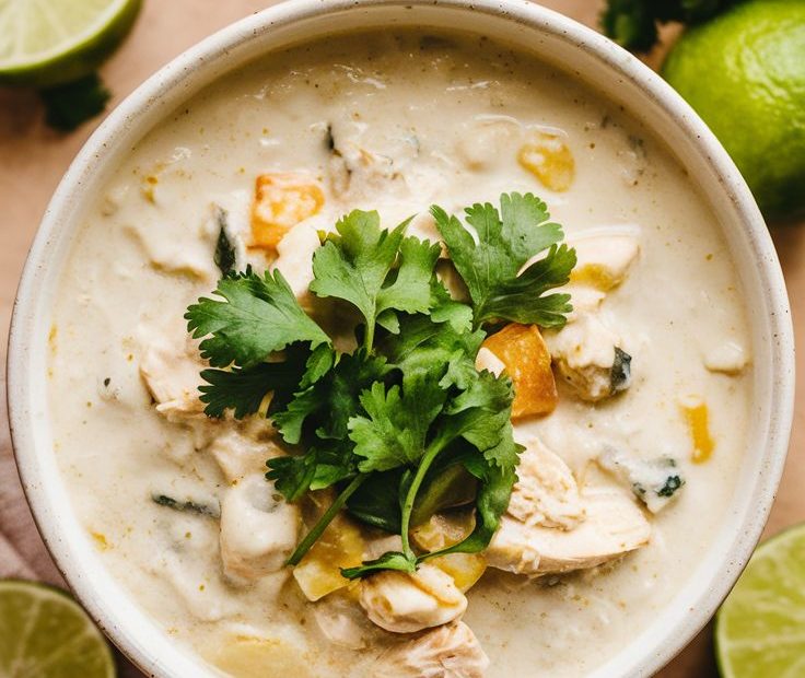 Keto Low Carb White Chicken Chili Recipe