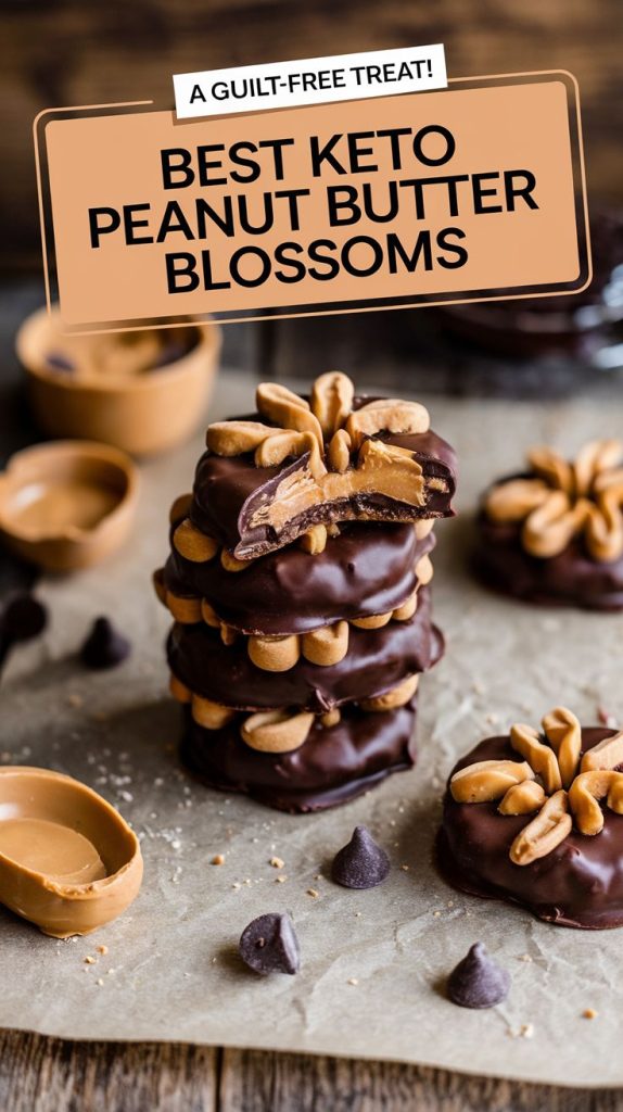 Keto Peanut Butter Blossoms Recipe