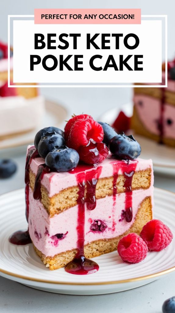 Keto Poke Cake Recipe