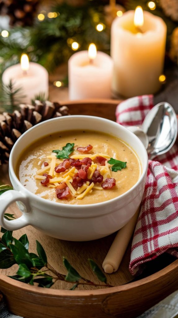 Keto low carb Crack Chicken Bacon Soup