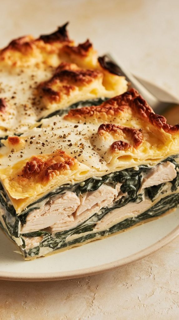 Keto low carb Healthy Spinach Artichoke Chicken Bake Recipe