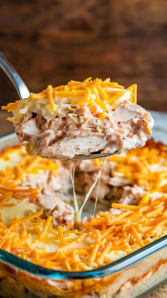 Keto low carb Millionaire Chicken Casserole recipe