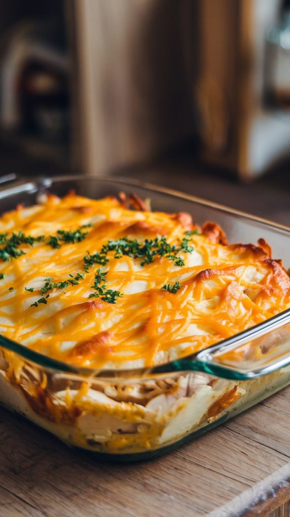 Keto low carb Millionaire Chicken Casserole recipe